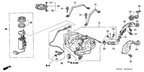 New 2006-2007 Fits Honda Accord Tube, Fuel Feed, Part # 17707-SDB-A01