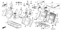 New 2006-2012 Fits Honda Accord Guide, Headrest *YR327L* (PEARL IVORY), Part # 82143-SDA-A01ZL