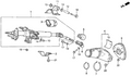 Honda New 1992-1996 Fits Honda Prelude Pivot, Column, Part # 53363-SS0-A00