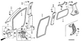 Honda New 2003-2004 Fits Honda Odyssey Label, Fuse (Passenger Side), Part # 38215-S0X-A01