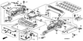New 2003-2007 Fits Honda Accord Switch Assembly, Power Seat (Graphite Black), Part # 35950-SM4-J32ZD