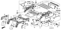 New 2005-2007 Fits Honda Odyssey Cord, FR. Seat SPS (Manual Height), Part # 81607-SHJ-A01