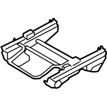 Ford New 2009-2011 Fits Ford Flex Support - Rear Seat Cushion Position Passenger Side, Part # 8A8Z74606A50A