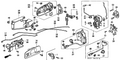 Honda New 1998-2000 Fits Honda Civic Handle Assembly, Right Front Door (Outer) (Taffeta White), Part # 72140-S00-A03ZP