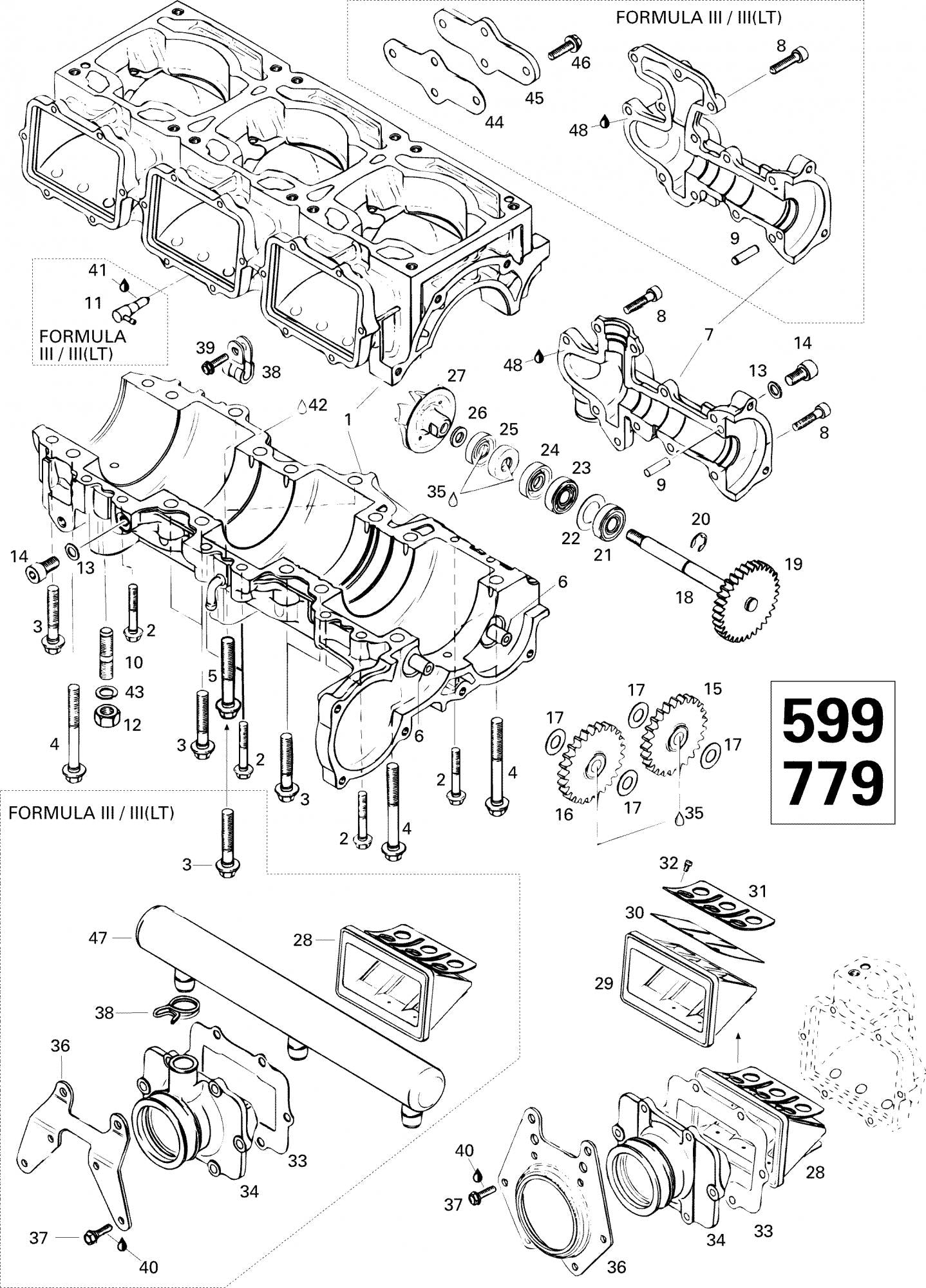 Fits 1996-2023 Ski-Doo Carrier, OEM Part # 420851351