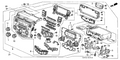 Honda New 2004 Fits Honda Accord Module Assy., Center *NH482L* (UA BLACK METALLIC), Part # 39050-SDN-L70ZA