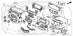 New 2003-2007 Fits Honda Accord Tuner Assy. (Panasonic), Part # 39175-SDN-A12