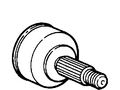 Ford New 1995-2002 Fits Ford / Mercury Contour / Cougar / Mystique Joint & Stub Shaft Assembly, Part # F5RZ3B413B