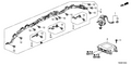 Honda New 2011 Fits Honda Odyssey Bracket Set, R. FR. Grab Rail, Part # 78820-TK8-A81
