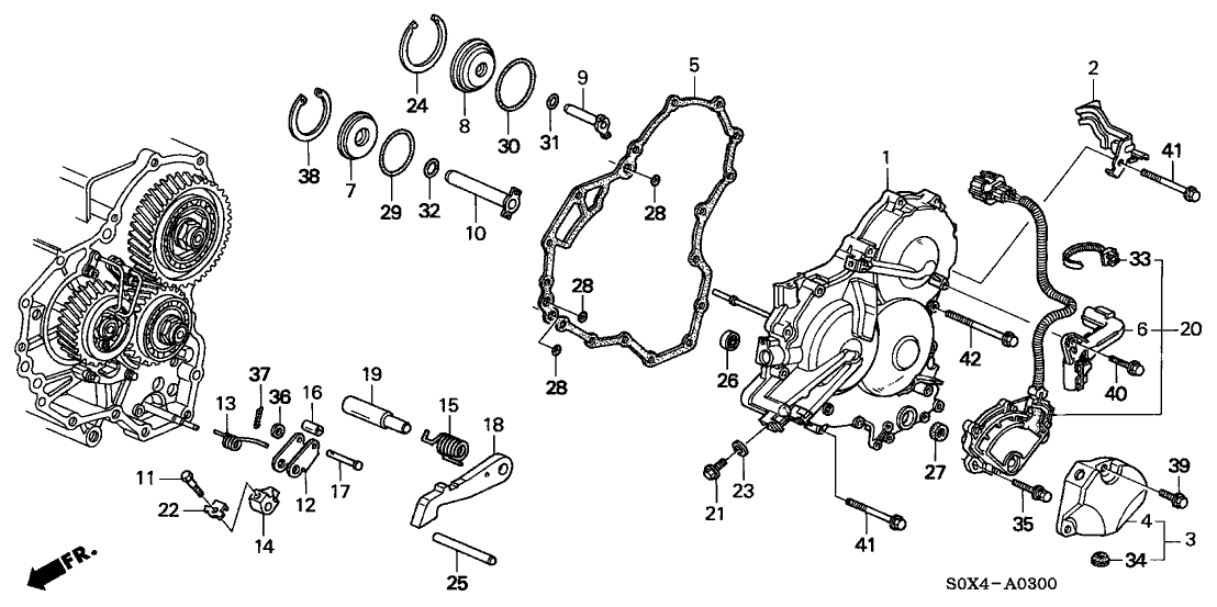 Honda New 1999-2001 Fits Honda Odyssey Parking Brake Pawl, Part # 24561-P7T-000