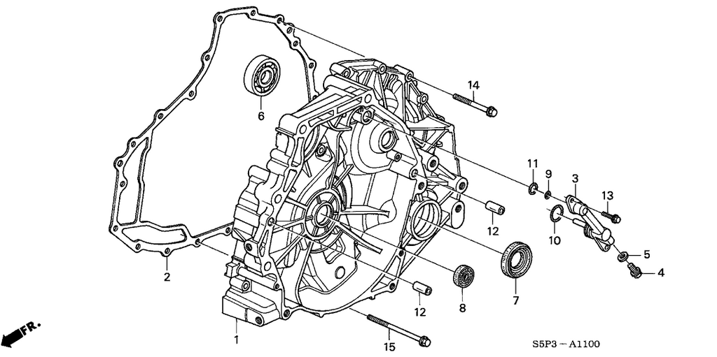 New 2001-2005 Fits Honda Civic Case, Flywheel, Part # 21100-PLY-000