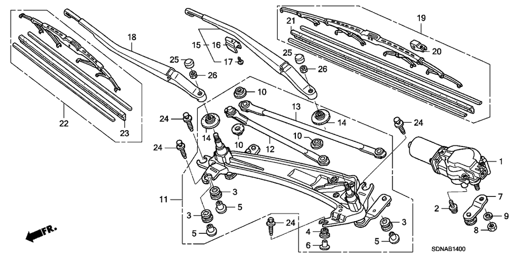 New 2003-2007 Fits Honda Accord Collar B, Part # 76519-SDN-A01