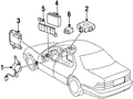 Lexus New 1998-2000 Fits Lexus LS400 Computer, Multiplex Network Door, Front Rh, Part # 89223-50140