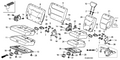 Honda New 2005-2010 Fits Honda Odyssey Cover, L. RR. Cushion Reclining *G64L* (OLIVE), Part # 82538-SHJ-A01ZA