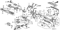 Honda New 1992-1995 Fits Honda Civic Bolster, Driver Knee, Part # 77893-SR4-A02
