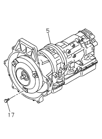 Honda New 1996-1997 Fits Honda Passport Reman Bare Auto Transmission, Part # 29024-17000