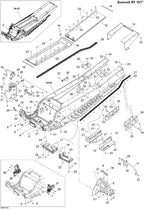 Fits 2005-2007 Ski-Doo Summit 1000 SDI, Highmark & Highmark X / Summit Highmark & Highmark X 1000 SDI RH Roller, OEM Part # 518324978