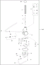 Can-Am - OEM schematic diagram - Part # 2572-707200227 - 02- Carburetor - Ref # 20