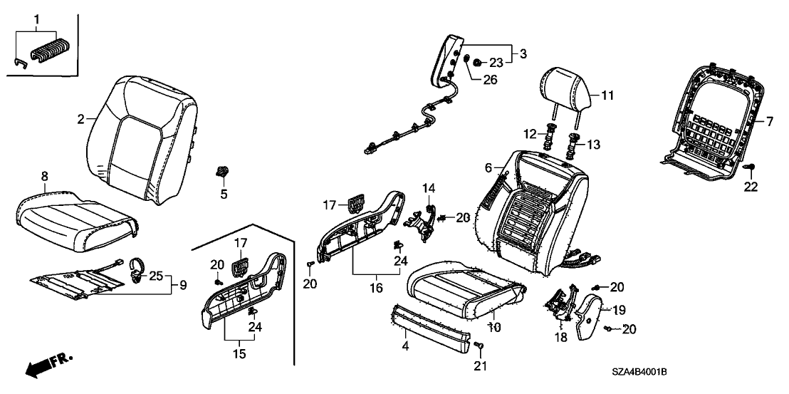 Honda New 2012-2015 Fits Honda Pilot Trim Cover (Warm Gray), Part # 04811-SZA-R21ZB