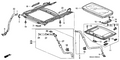 Honda New 2005-2006 Fits Honda CR-V Joint Assy., L. RR. Sunroof Drain, Part # 70065-S9A-J00