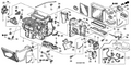 Honda New 2003-2007 Fits Honda Accord Sub-Heater Unit, Part # 79106-SDA-A41
