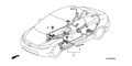 Honda New 2006 Fits Honda Civic Floor Wire Harness, Part # 32107-SVA-309