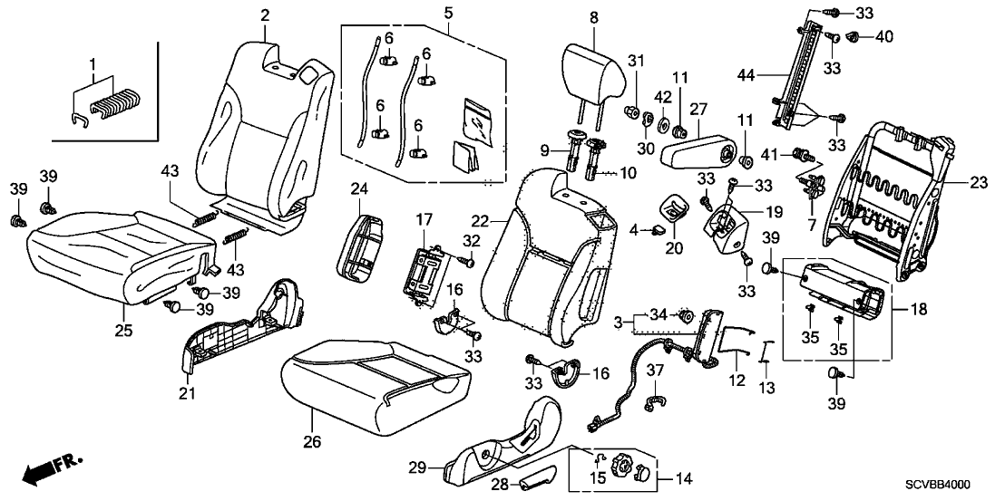 Honda New 2009-2011 Fits Honda Element Cover, L. Center *NH598L* (ATLAS GRAY), Part # 81515-SCV-L01ZB