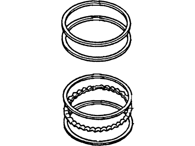 Ford New 2000-2008 Fits Ford / Mercury Ranger / Taurus / Sable Kit - Piston Ring Base No. 6148, Part # 4F1Z6148EA