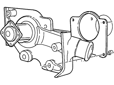 Ford New 1995-1997 Fits Ford / Mercury Contour / Mystique Pump Assy - Water Base No. 8501, Part # F5RZ8501B