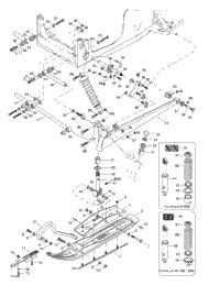 Fits 1997-2003 Ski-Doo Formula III / Formula III 600 LT Models Cushion, OEM Part # 415039500