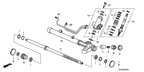 New 2007-2011 Fits Honda Civic Steering Rack Housing Sub-Assembly, Part # 53608-SNA-A12