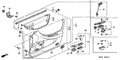 Honda New 2002 Fits Honda Accord Lining Assy., L. FR. Door *NH284L* (LIGHT QUARTZ GRAY), Part # 83550-S87-A03ZB