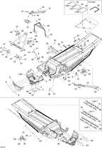 Fits 2006-2007 Ski-Doo Summit 800 HO, Adrenaline & X / Summit Adrenaline 600HO SDI Models RH Wire Protector Track 151", OEM Part # 518324971
