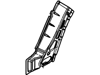 Ford New 2000-2007 Fits Ford Focus Reinforcement - Wheelhouse Base No. 28128 Position Passenger Side, Part # YS4Z5428128CA