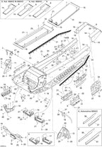 Fits 2003-2006 Ski-Doo Summit 600 HO / Summit 600 HO SDI, Adrenaline Models Rear Cap Adrenaline With Track 144", OEM Part # 518323803