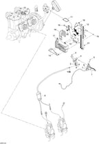 Fits 2003-2007 Ski-Doo MX Z 440 Racing / MX Z 440X Racing Models Throttle Cable, OEM Part # 512059742