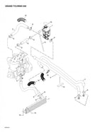Fits 1999-2004 Ski-Doo Formula Deluxe 500/600/700 / Formula Deluxe 600/700 Models Radiator Inlet Hose, OEM Part # 509000003