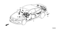 Honda New 2011-2012 Fits Honda Accord Left Side Wire Harness, Part # 32160-TE0-A02