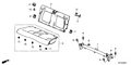 New 2013-2016 Fits Honda CR-Z Rear Beam, Part # 74650-SZT-A10