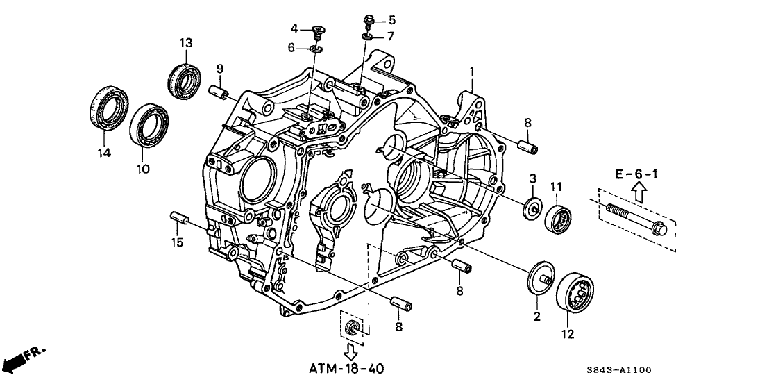 Honda New 1998-1999 Fits Honda Accord Oil Guide Plate, Part # 23235-P7Z-000