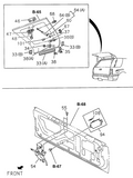 Honda New 1994-1997 Fits Honda Passport Stay Assy., Tail Gate, Part # 89712-19830