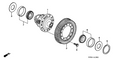 Honda New 2002 Fits Honda Odyssey Differential Assembly, Part # 41100-PYB-003