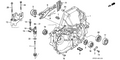 Honda New 1995-2002 Fits Honda Accord Case, Clutch (DOT), Part # 21000-P0S-325