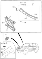 New 1998-2002 Fits Honda Passport Cover Dash Cow, Part # 89712-44192