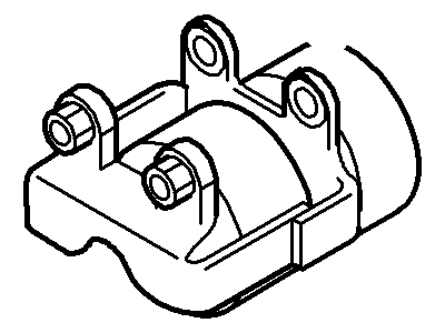 Ford New 2003-2006 Fits Ford / Lincoln Expedition / Navigator Damper Assy - Vibration Base No. 4a263, Part # 2L1Z4A263AB