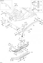 Fits 2004-2007 Ski-Doo Skandic SUV 550F / Skandic SUV 600 Bar Support Suv 550, OEM Part # 605349134