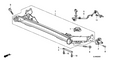 New 2007-2008 Fits Honda Fit Bracket, R. Support Trailing Arm, Part # 52450-SAA-G00