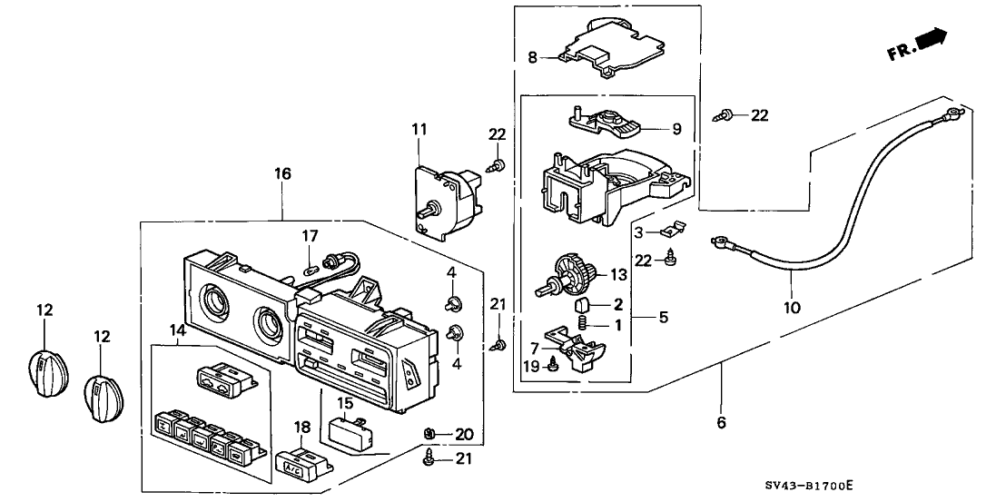Honda New 1994-1997 Fits Honda Accord Lid, Air Conditioner, Part # 79603-SV4-A01