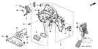 New 2005-2010 Fits Honda Odyssey Footrest Bracket, Part # 46991-SHJ-A00