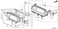 Honda New 2012 Fits Honda Pilot Display Assy., Center *NH167L* (GRAPHITE BLACK), Part # 39710-SZA-A21ZA